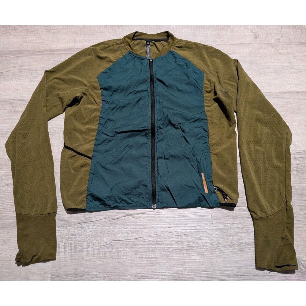 REI Co Op Jacket Womens XS On The Trail Run Full Zip 144115 Green Stretch